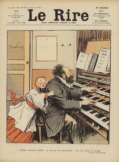 Illustration pour Le Rire - Jules Abel Faivre