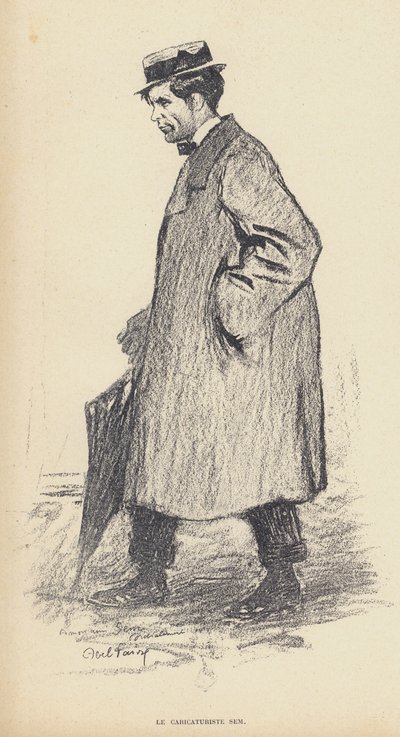 Sem (Georges Goursat), caricaturiste français - Jules Abel Faivre