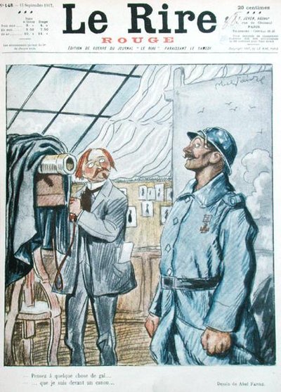 Le Soldat Français avec le Photographe, caricature de la couverture de 