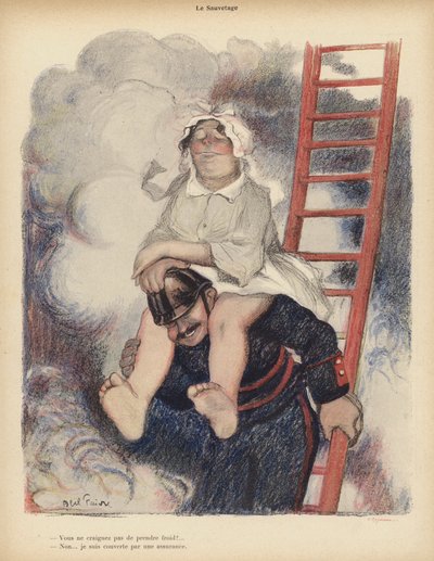 Le Sauvetage - Jules Abel Faivre