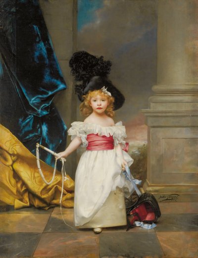 Portrait de Thérèse Girard âgée de trois ans et sept mois, 1882 - Jules Adolphe Goupil