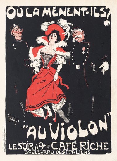 Où la mènent-ils Au Violon, 1897 - Jules Alexandre Grün