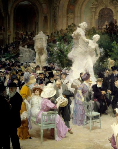 Belle époque : Un vendredi du Salon des artistes français - Jules Alexandre Gruen or Grun