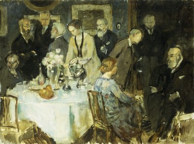 Figures dans un intérieur - Jules Alexandre Gruen or Grun