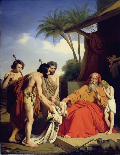 Le manteau de Joseph rapporté à Jacob, 1841 - Jules Ambroise Francois Naudin