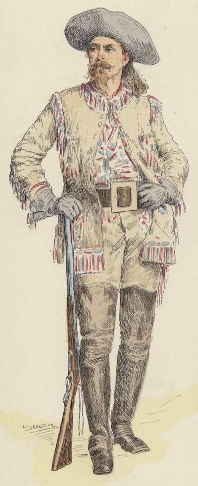 Buffalo Bill - Jules Arsene (after) Garnier
