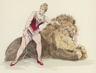 Dompteuse de lions - Jules Arsene Garnier