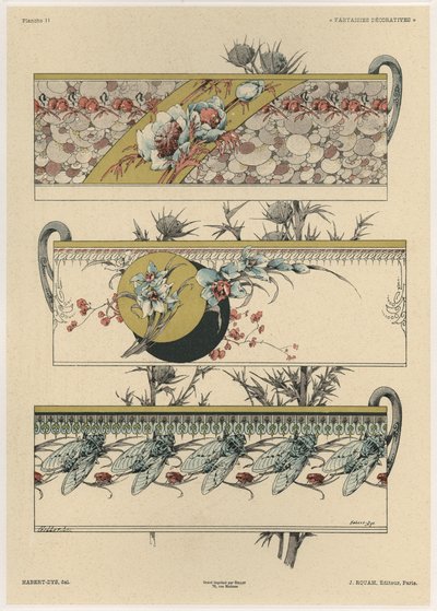 Fleurs et mouches, planche 11 de 