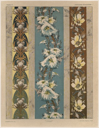 Fleurs, planche 18, illustration de 