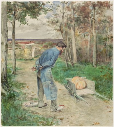 Le gland et la citrouille - Jules Bastien Lepage