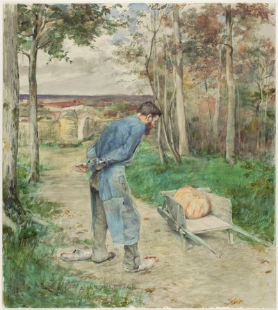 Le gland et la citrouille - Jules Bastien Lepage