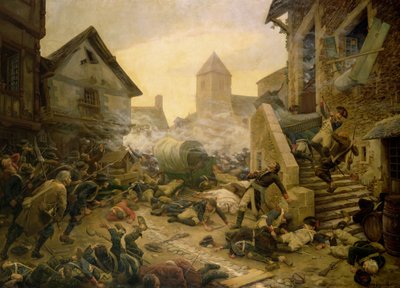Combat à Cholet, ou Le Suicide du Général Moulin en 1794 - Jules Benoit Levy