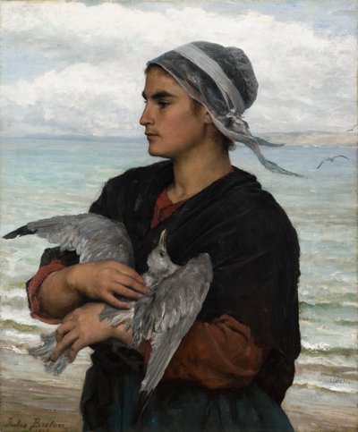 La Mouette blessée - Jules Breton