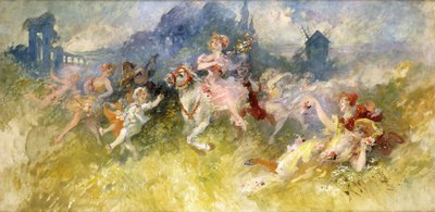 Une fête champêtre - Jules Cheret