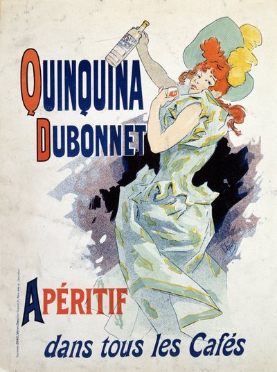 Affiche publicitaire pour le Quinquina Dubonnet - par Jules Chéret - Jules Cheret