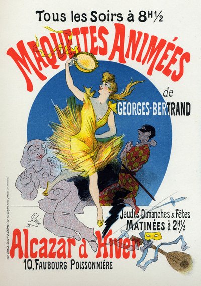 Art. Divertissement. Les modèles animés, spectacle à l