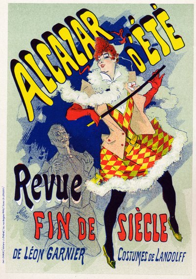Art. Divertissement. Spectacle de fin de siècle au cabaret parisien l