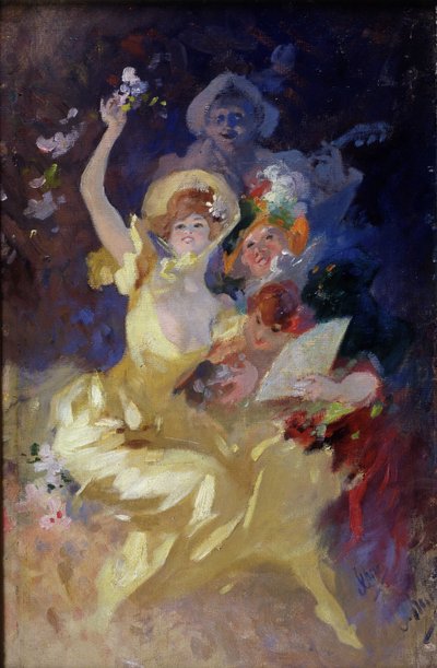 Au bal - Jules Cheret