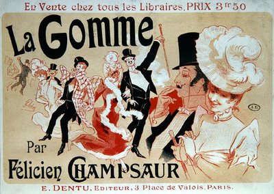 Affiche publicitaire pour le roman 