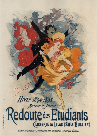 Redoute des Étudiants - Jules Cheret
