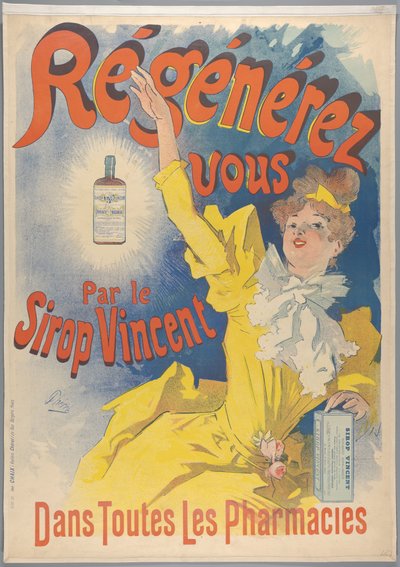 Sirop Vincent, 1893 - Jules Cheret