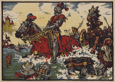 Victoire des Suisses sur les Bourguignons à la bataille de Morat, 22 juin 1476 - Jules Courvoisier