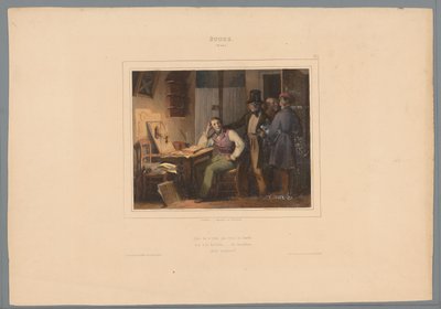 Trois amis demandent à un étudiant de sortir (Vice et Vertu, album moral) - Jules  David
