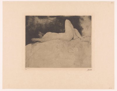 Nu couché - Jules De Bruycker (signed by artist)