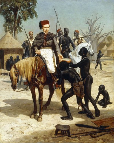 Un visiteur exotique, 1857 - Jules Didier