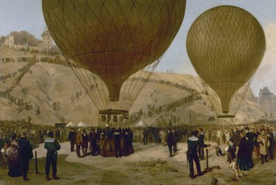 Départ de Léon Gambetta pour Tours en ballon "Armand-Barbès", 7 octobre - Jules Didier