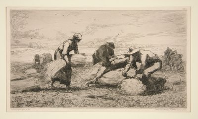 Les lieurs de gerbes - Jules Dupré