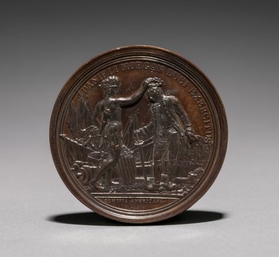 Médaille : Daniel Morgan avers - Jules Dupré