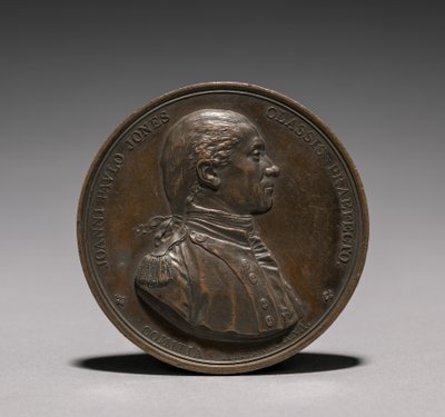 Médaille : John Paul Jones, avers - Jules Dupré
