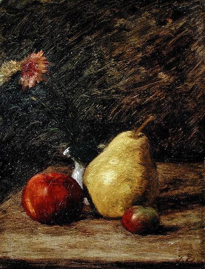Nature morte avec une poire - Jules Dupré