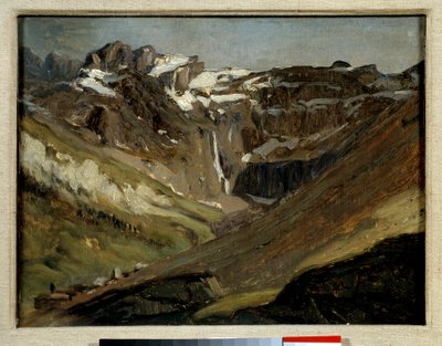 Le cirque de Gavarnie dans les Pyrénées Peinture de Jules Dupré - Jules Dupré