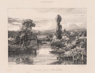 Vue prise à Alençon - Jules Dupré