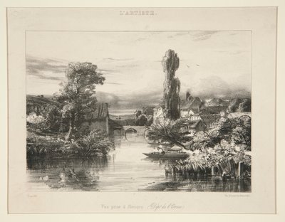 Vue prise à Alençon - Jules Dupré