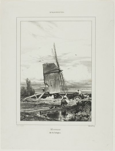 Moulin à vent de Sologne - Jules Dupré