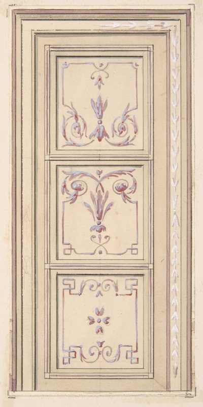 Conception pour un plafond, seconde moitié du XIXe siècle. Créateurs : Jules-Edmond-Charles Lachaise, Eugène-Pierre Gourdet - Jules Edmond Charles Lachaise and Eugène Pierre Gourdet