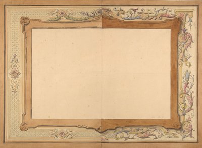 Conception pour un plafond, seconde moitié du 19e siècle. Créateurs : Jules-Edmond-Charles Lachaise, Eugène-Pierre Gourdet - Jules Edmond Charles Lachaise and Eugène Pierre Gourdet