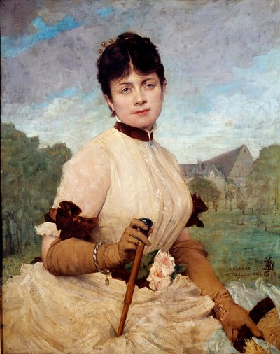 Portrait de Madame Toulmouche - Jules Elie Delaunay