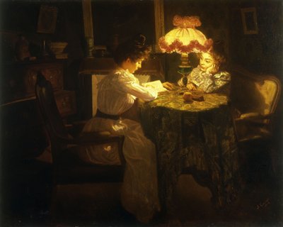 Lumière de Lampe - Jules Emile Crochet