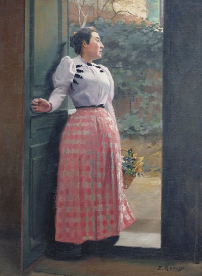 Retour du marché - Jules Ernest Renoux