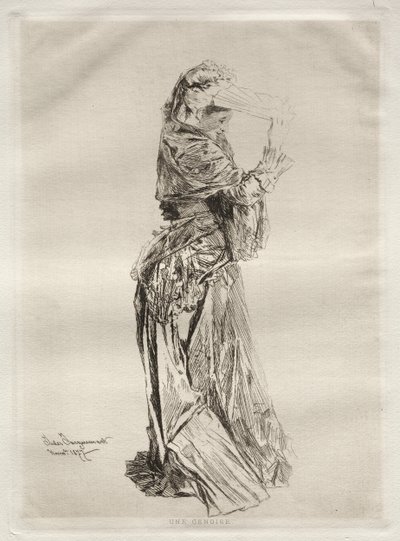 Une Génoise, 1877 - Jules Ferdinand Jacquemart
