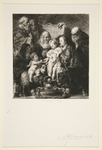 Sainte Famille - Jules Ferdinand Jacquemart