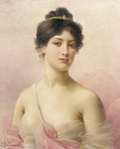 Une jeune beauté - Jules Frederic Ballavoine