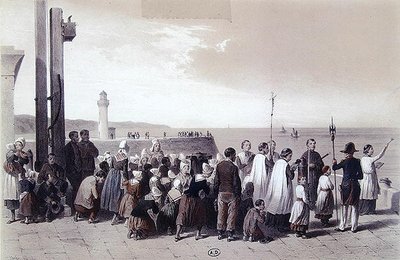 Bénédiction de la mer à Pollet, Dieppe - Jules Gaildrau