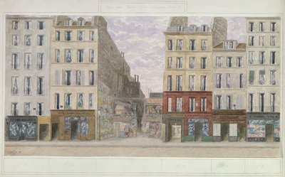 No.8 à No.16 rue du Four, Paris, France, 1893 - Jules Gaildrau
