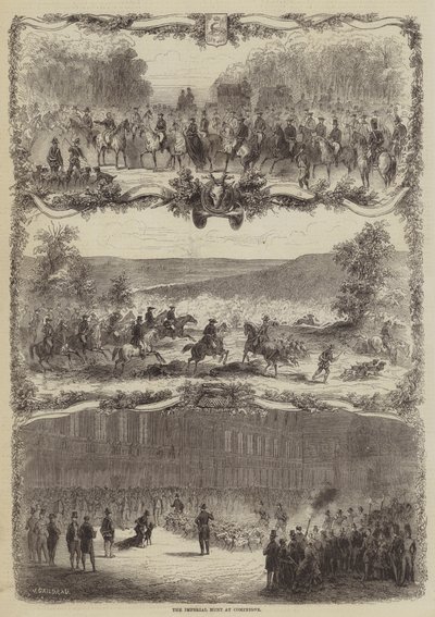 La chasse impériale à Compiègne - Jules Gaildrau