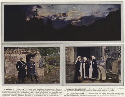 Aumônier et pasteur, Clermont-En-Argonne, Les Anges du Front - Jules Gervais Courtellemont